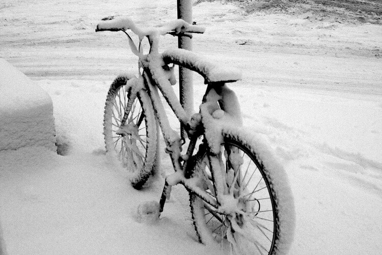 Bike in The Snow