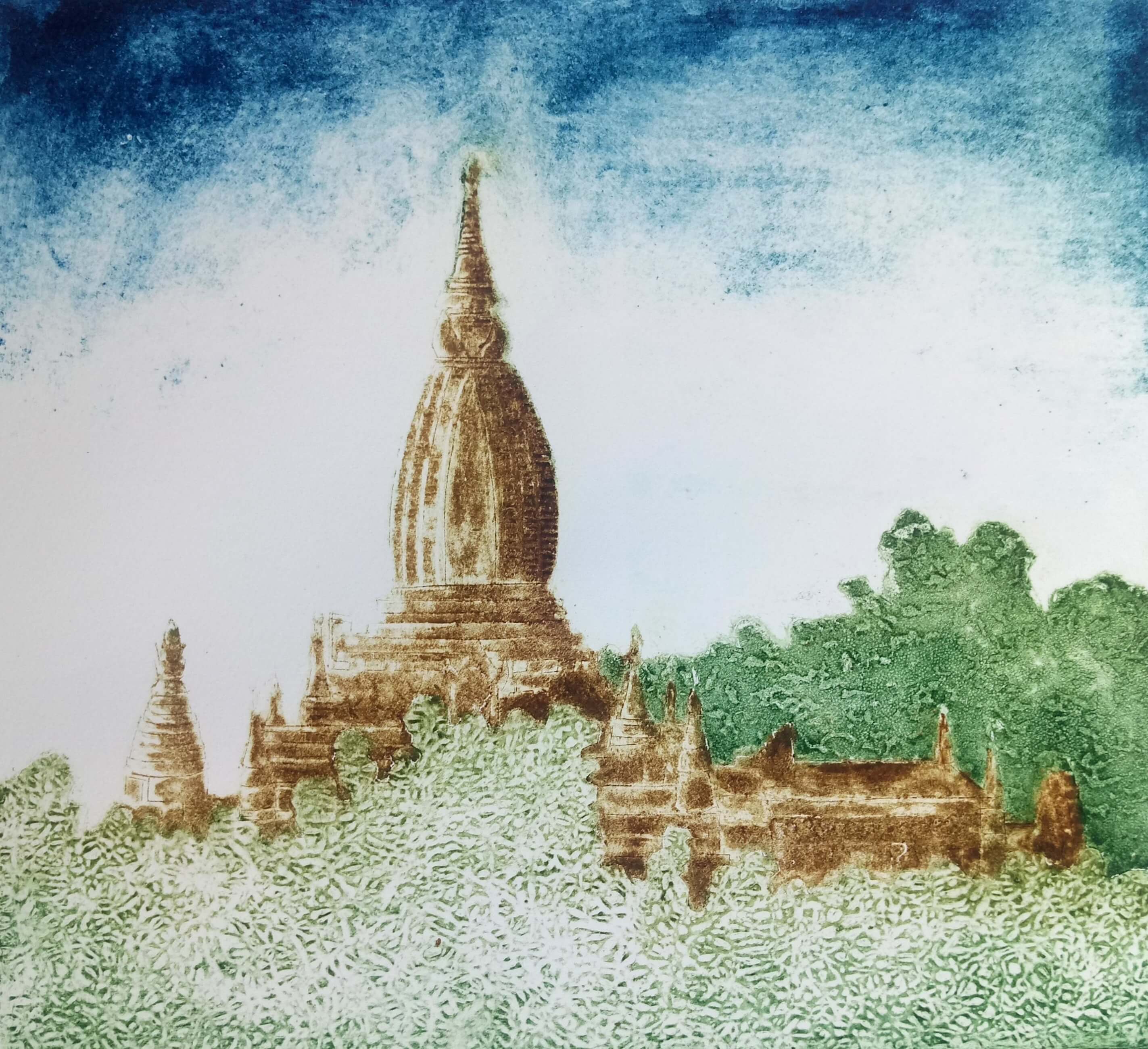 Temple in Bagan, Burma