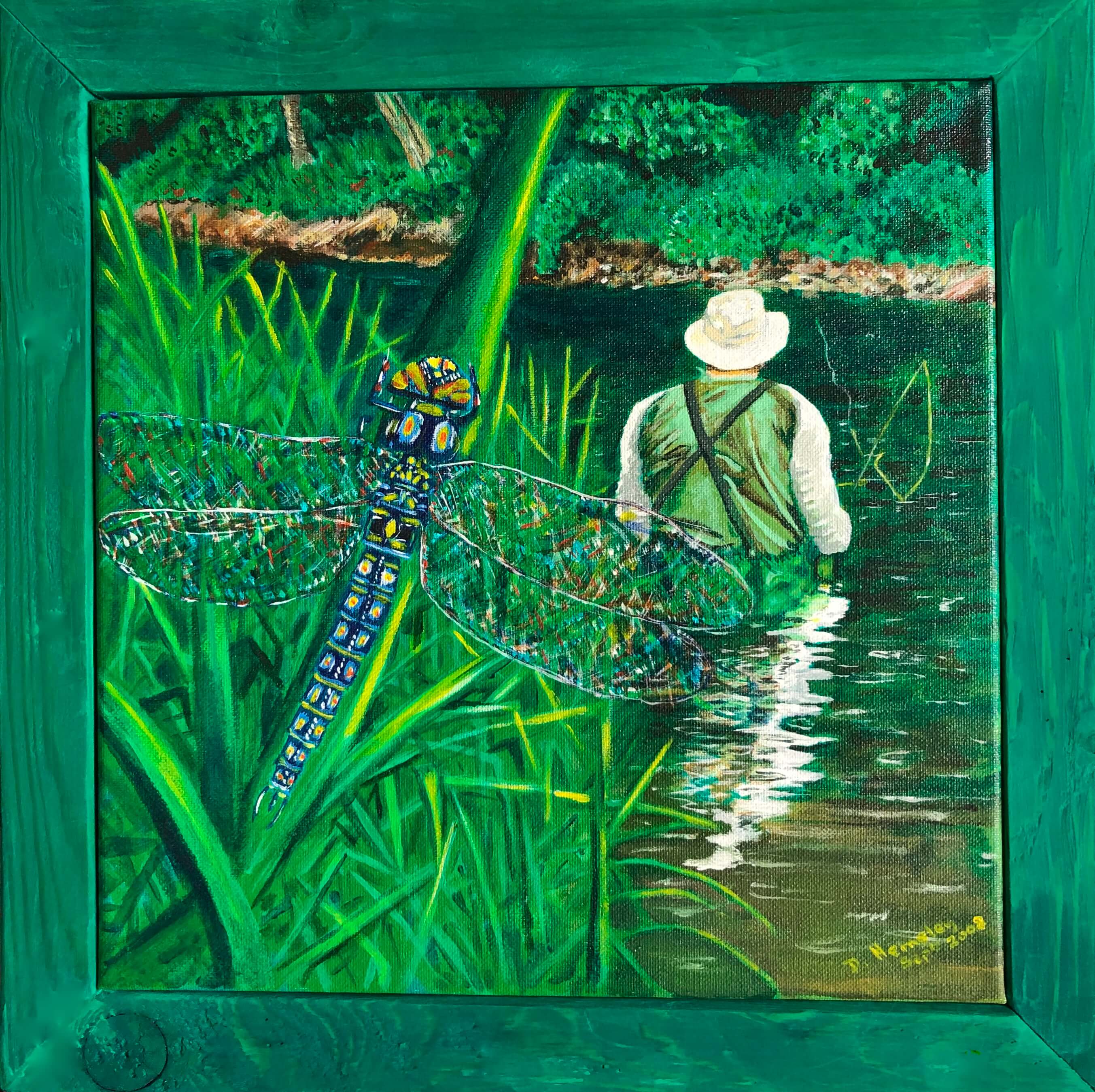 ‘A FLY FISHING ON THE RIVER URE’