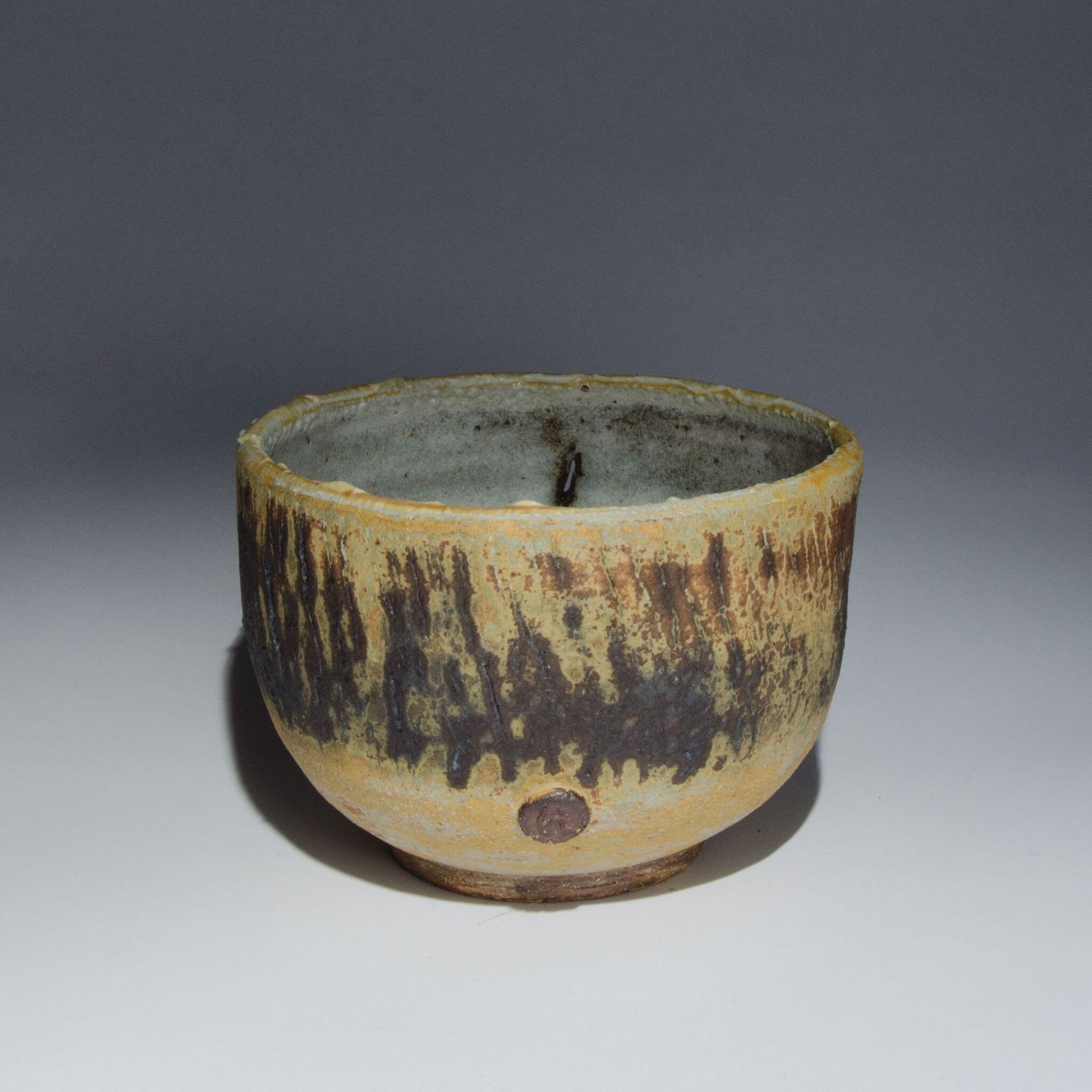 Driftwood bowl with woodash glaze