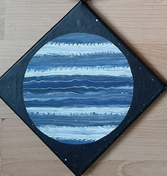 Planet 2 (round canvas)