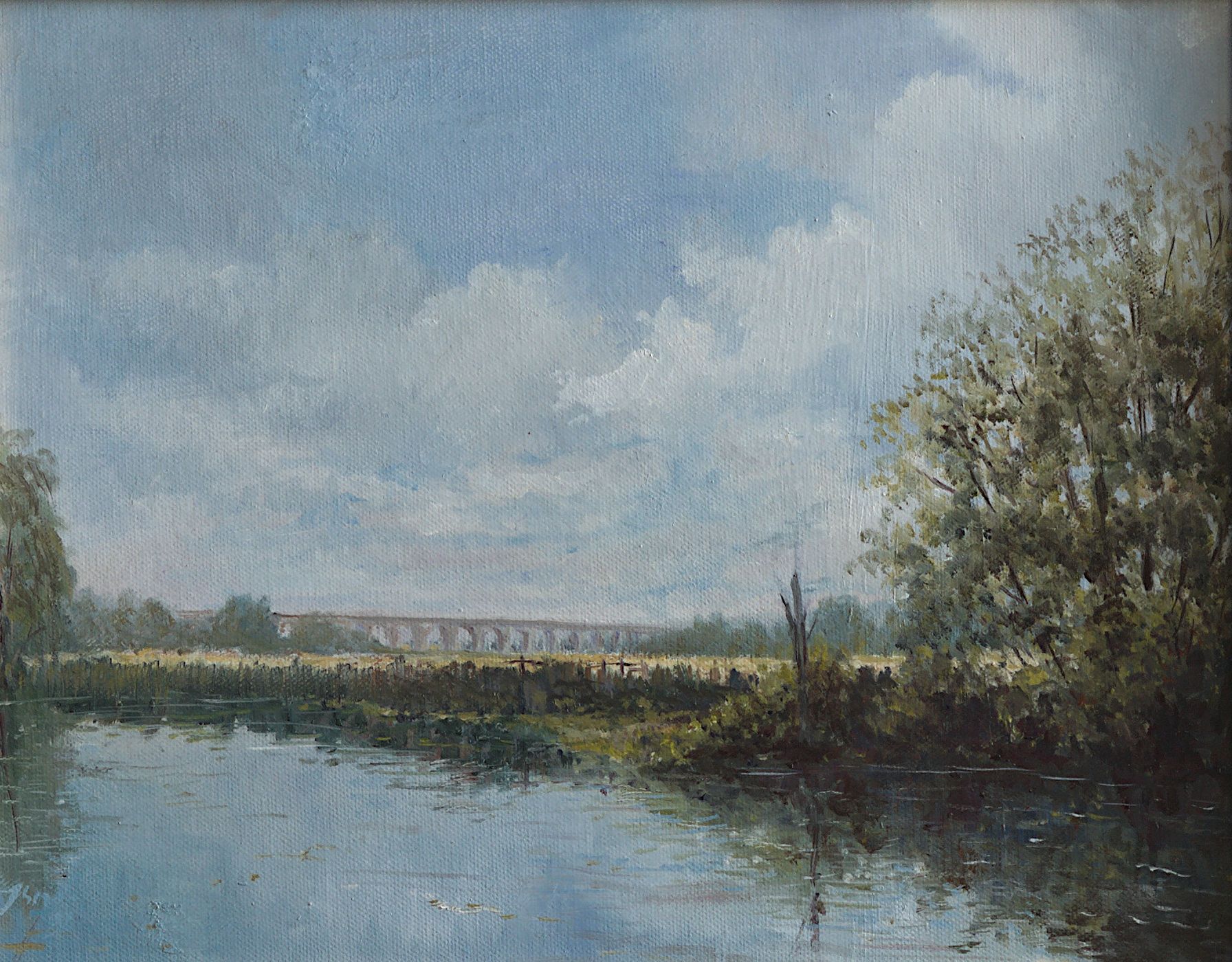 Arthington Viaduct from the Wharfe