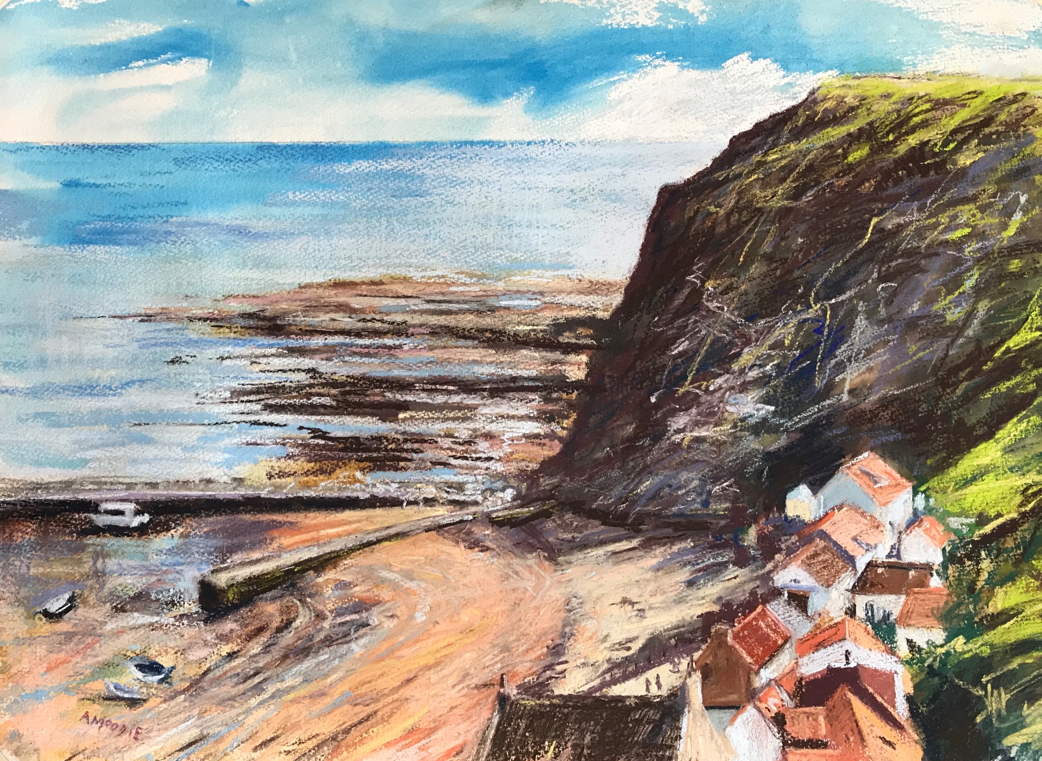 The Beach at Staithes