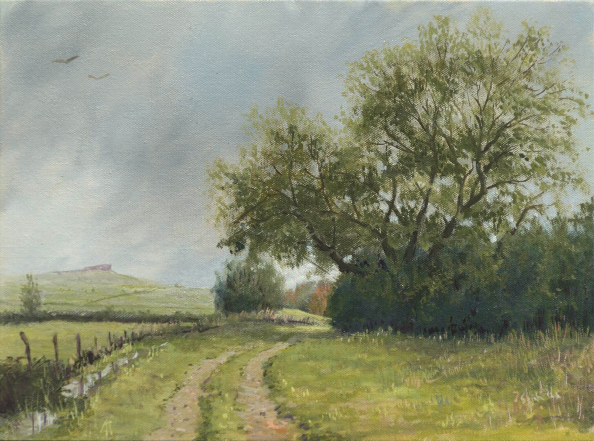 Almscliffe Crag from the East