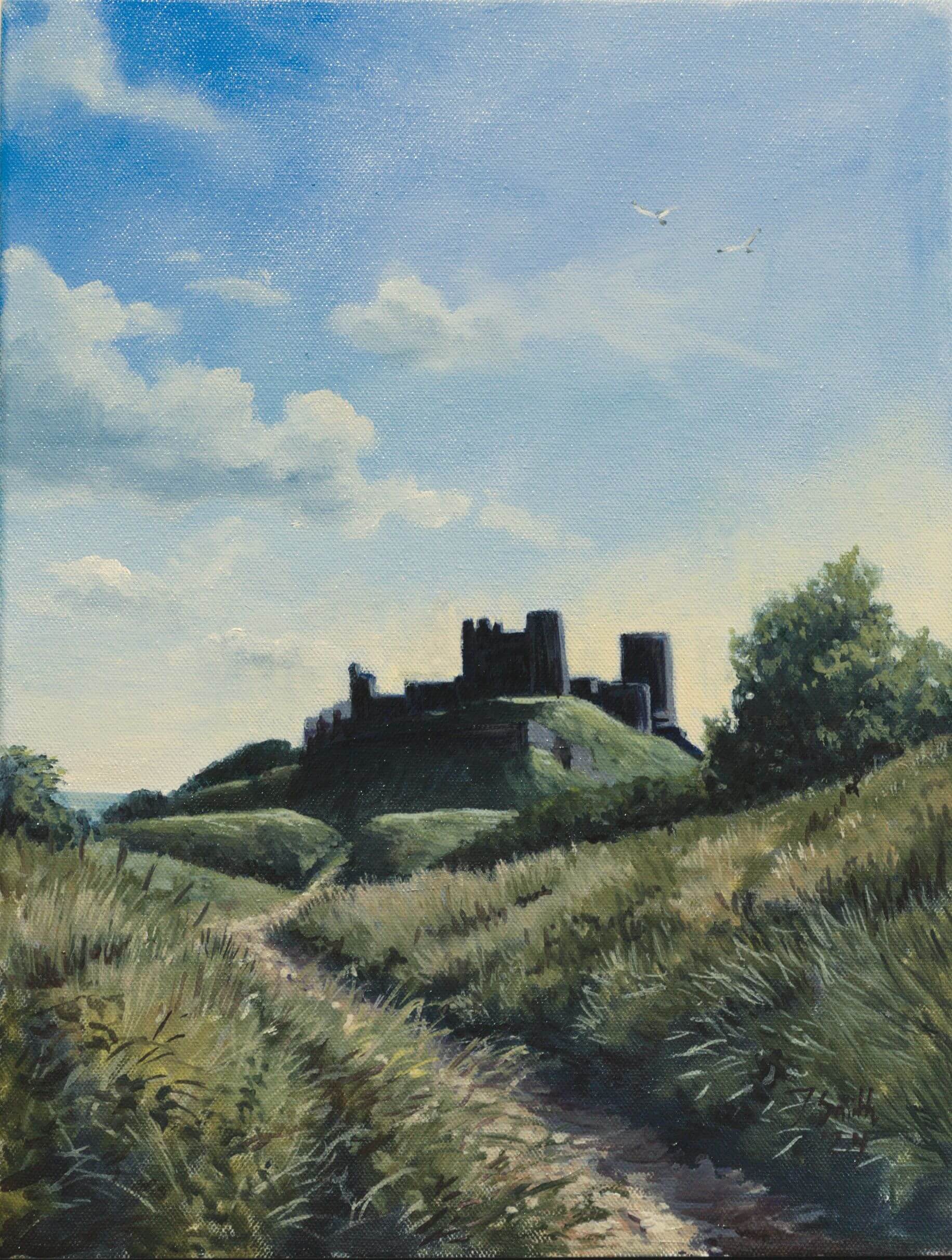 Bamburgh Castle from the Dunes
