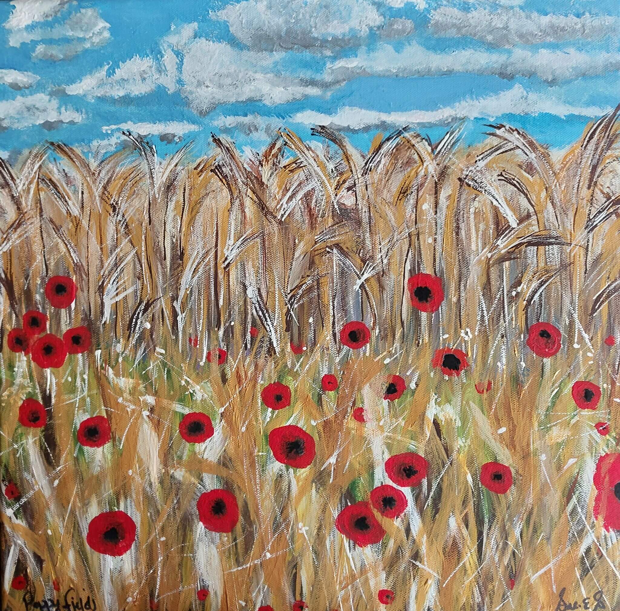 Poppies in Harvest