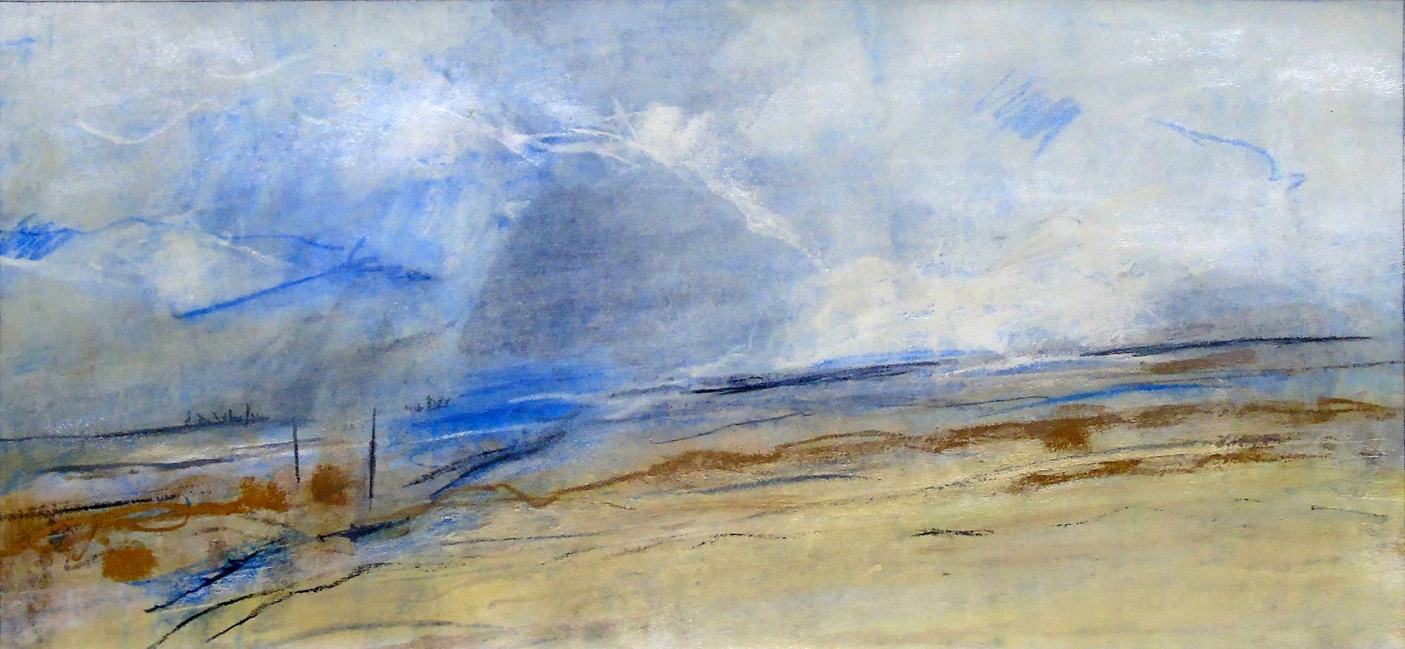 Summer on the riverbank near Little Humber