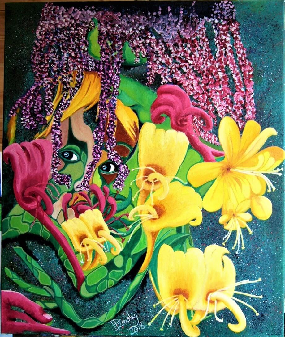 DAVID HEMSLEY-NOT HOCKNEY