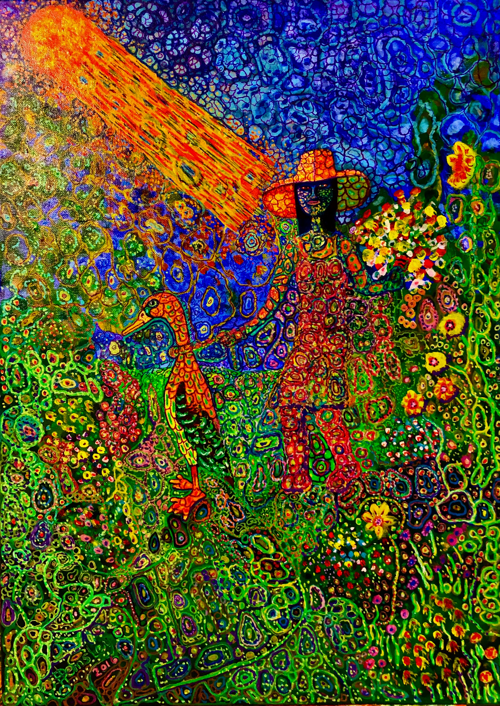 ‘A DUCK IN MY GARDEN’