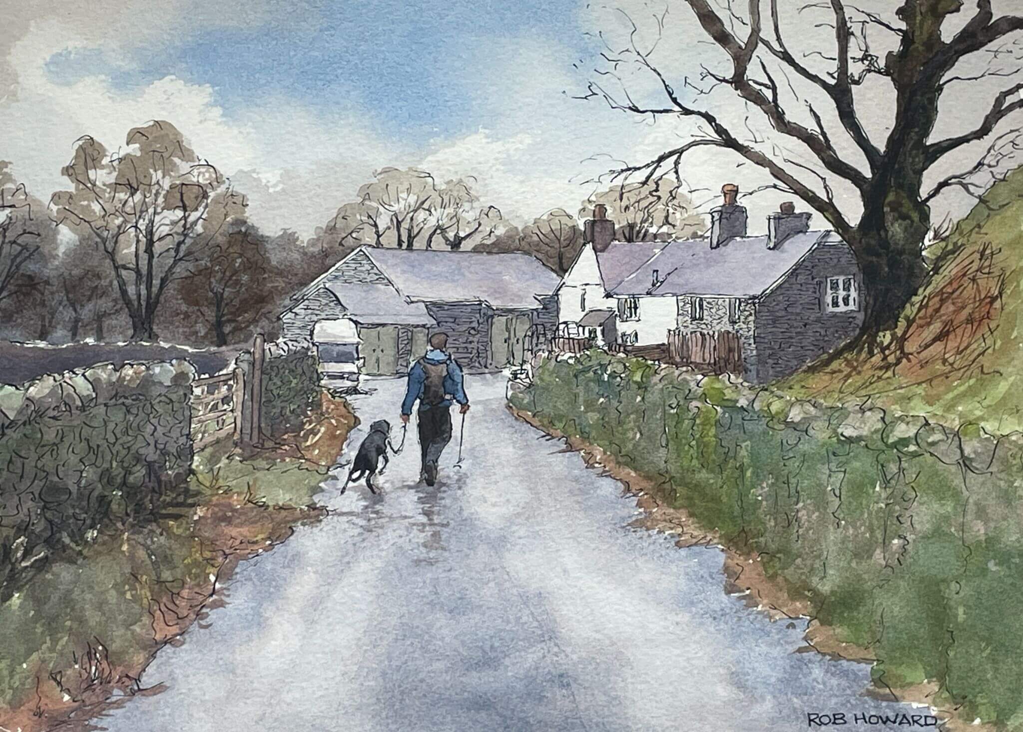 A Winter’s Walk near Bowness